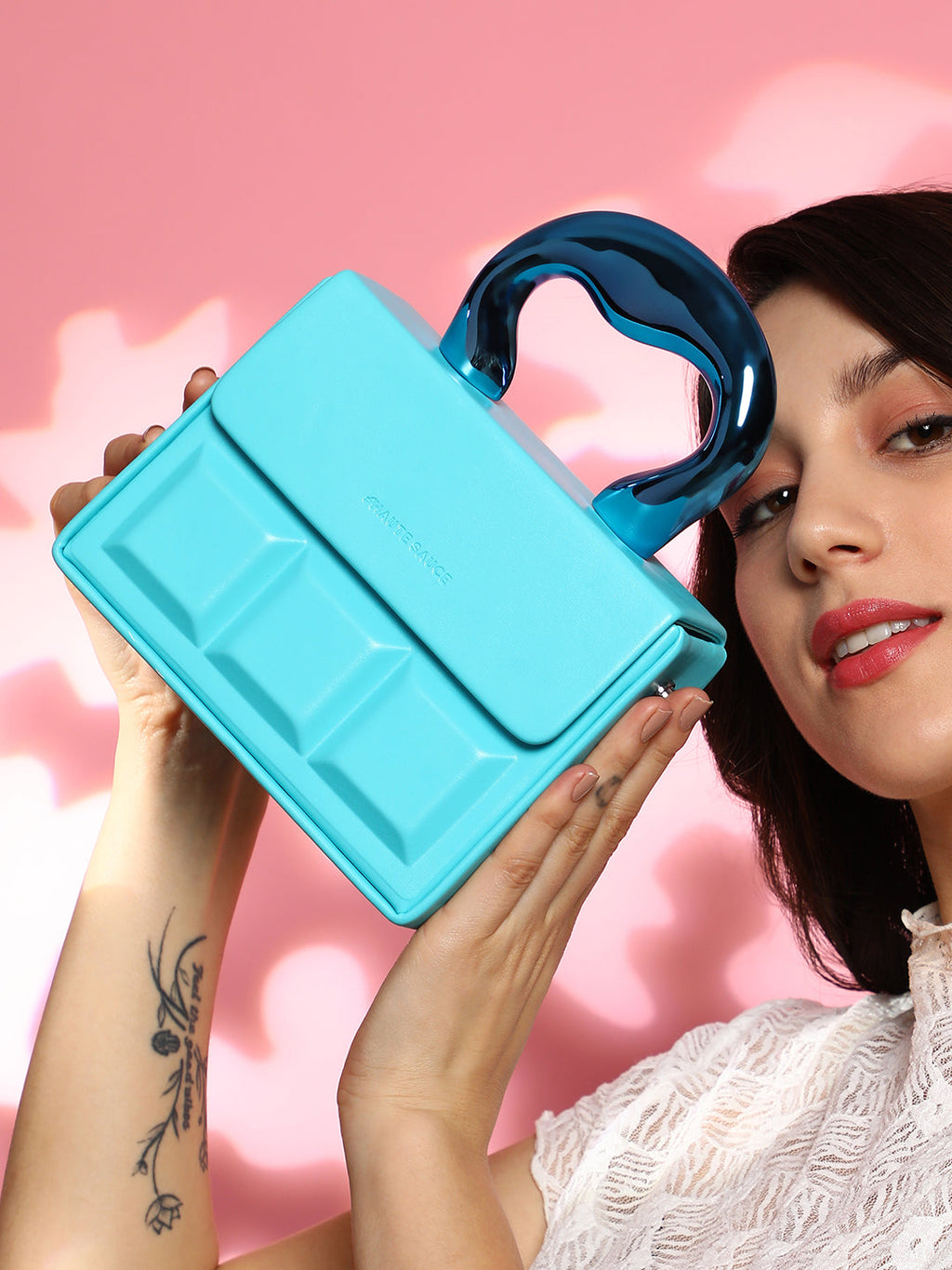 The Caldera Boxed Hand Bag - Sky Blue