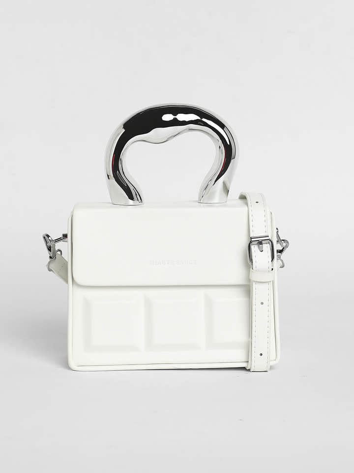 The Caldera Boxed Hand Bag - Cream White