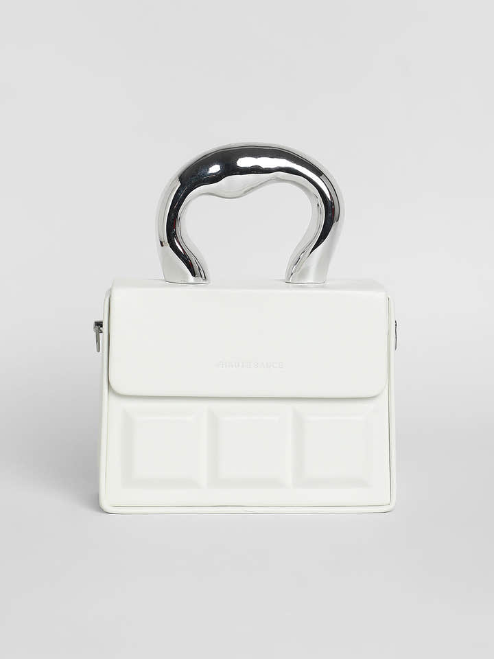 The Caldera Boxed Hand Bag - Cream White