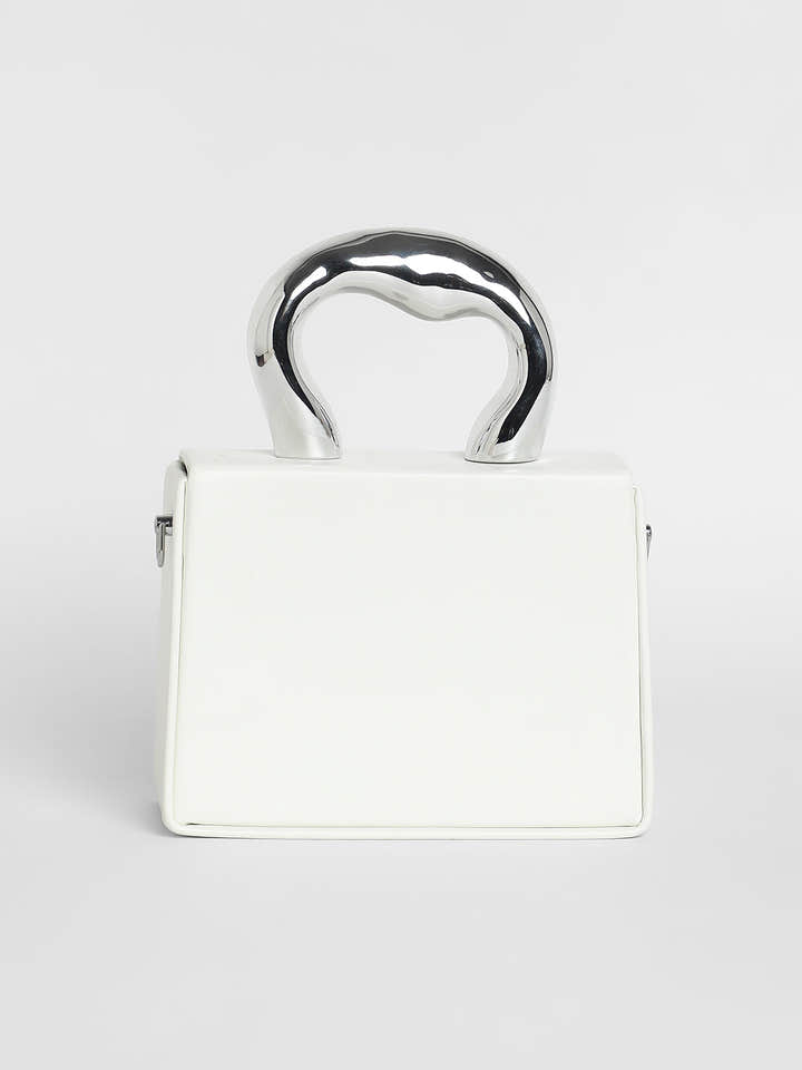 The Caldera Boxed Hand Bag - Cream White