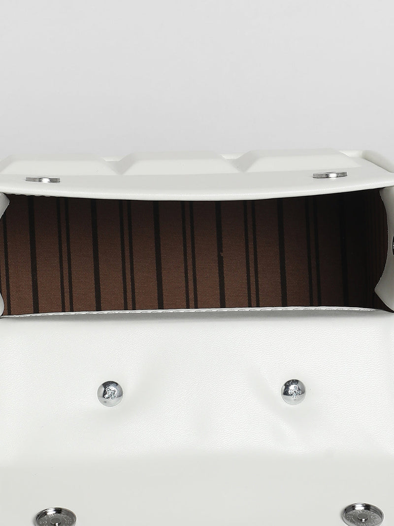 The Caldera Boxed Hand Bag - Cream White