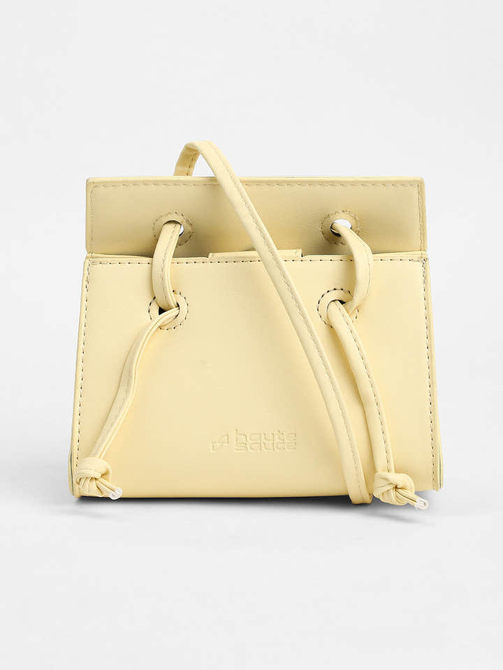 The Mini Piaga Sling Bag - Butter Yellow