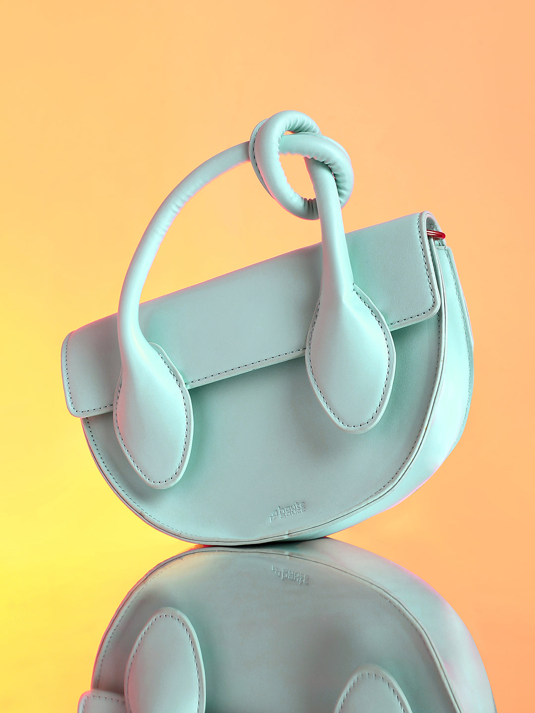 The Hanging Knot Hand Bag - Powder Blue
