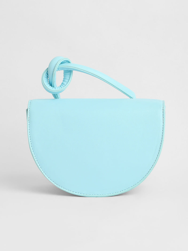 The Hanging Knot Hand Bag - Powder Blue