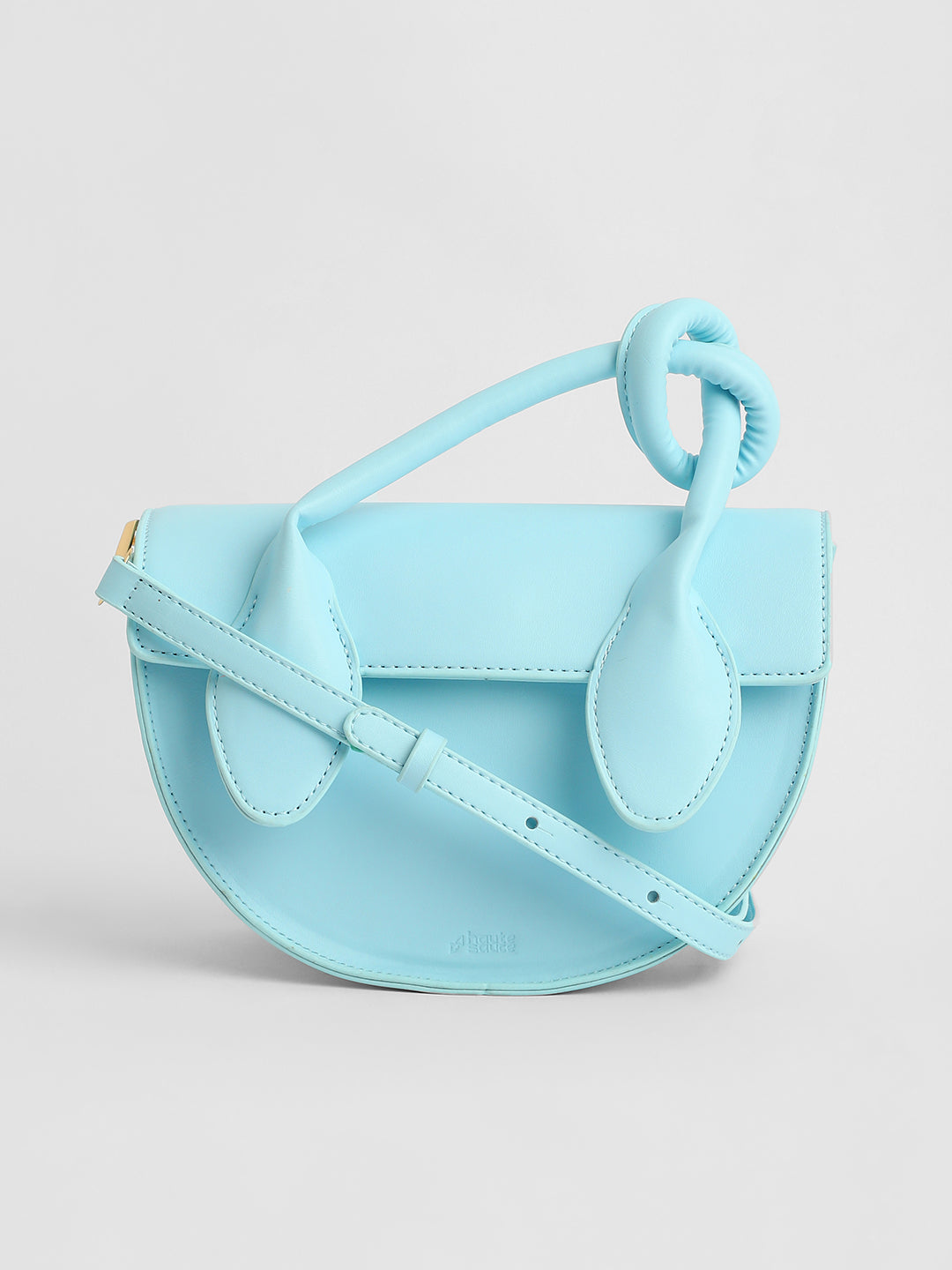 The Hanging Knot Hand Bag - Powder Blue