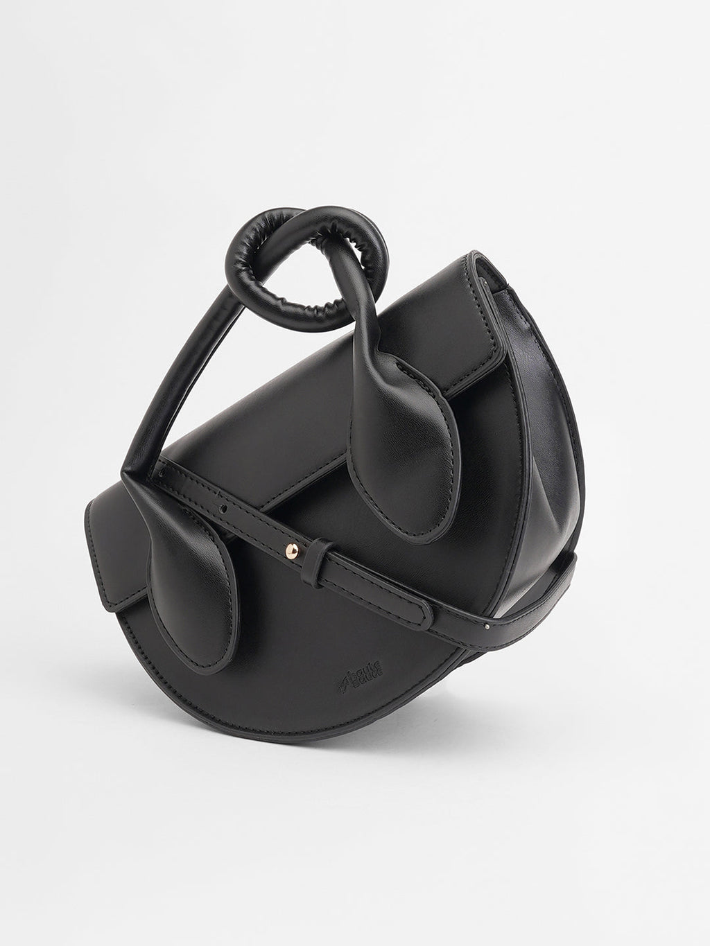 The Hanging Knot Hand Bag - Onyx Black