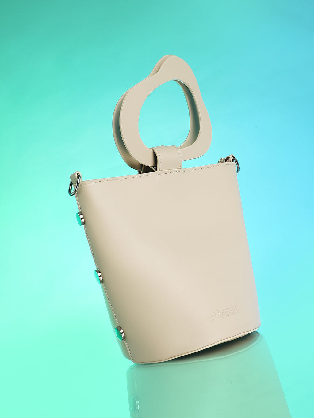 The Flora Pot Bucket Bag - Saltbox Beige