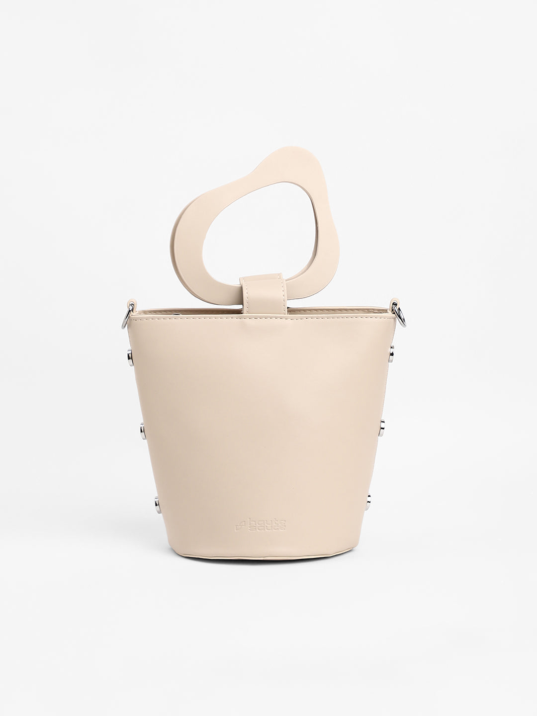 The Flora Pot Bucket Bag - Saltbox Beige