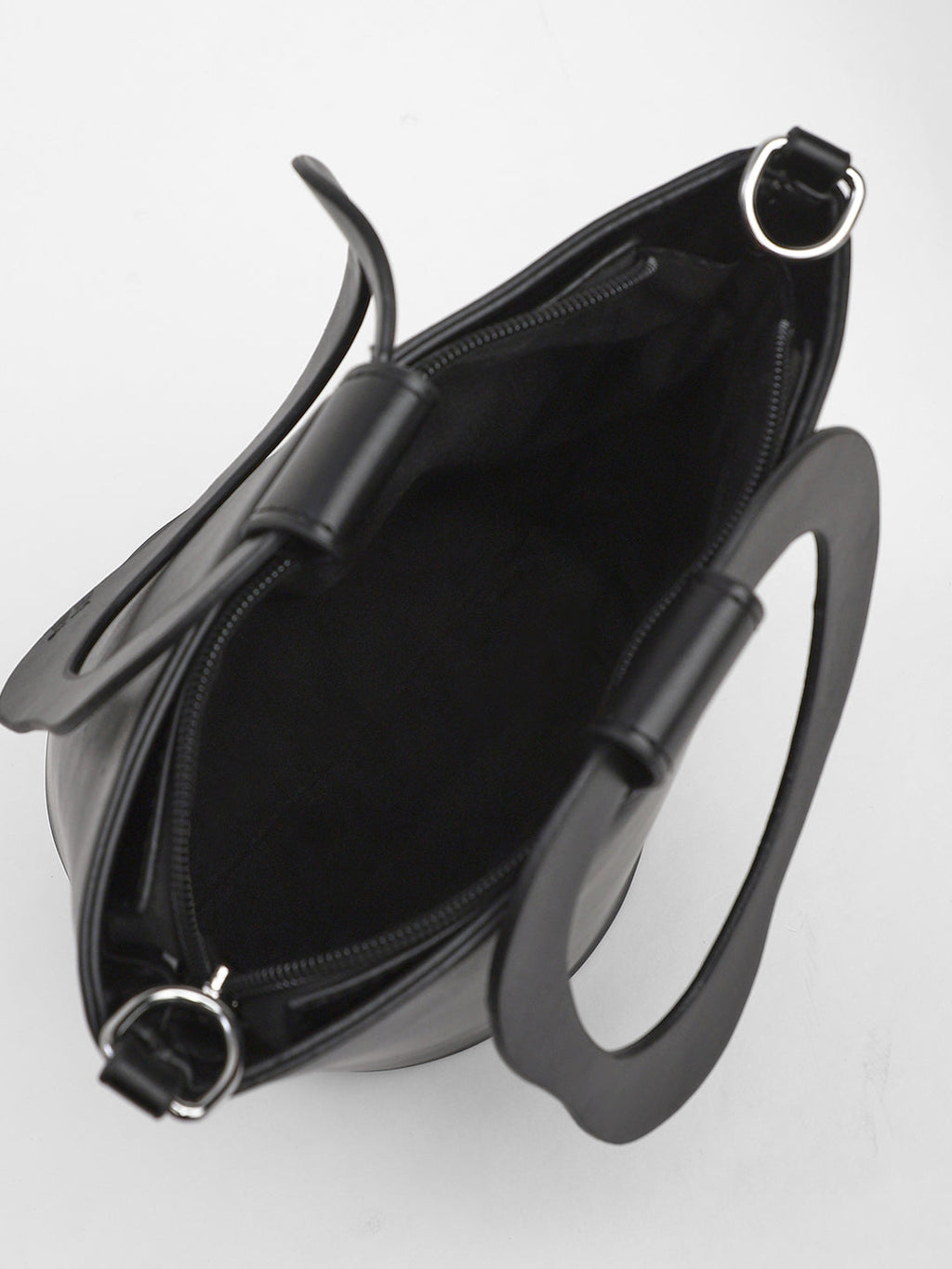 The Flora Pot Bucket Bag - Onyx Black