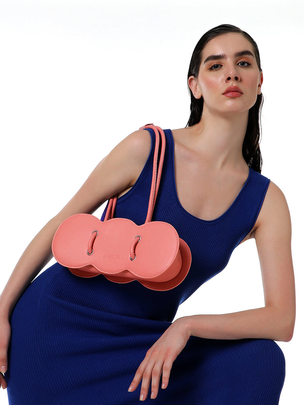 The Nuage Shoulder Bag - Blush Pink