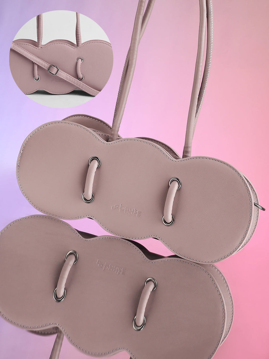 The Nuage Shoulder Bag - Heather Purple