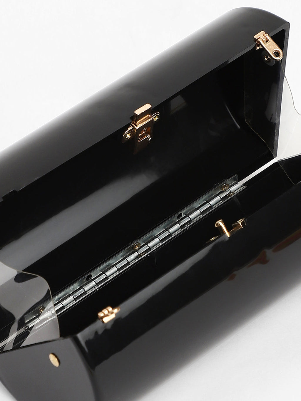 The Columner Clutch Bag - Onyx Black