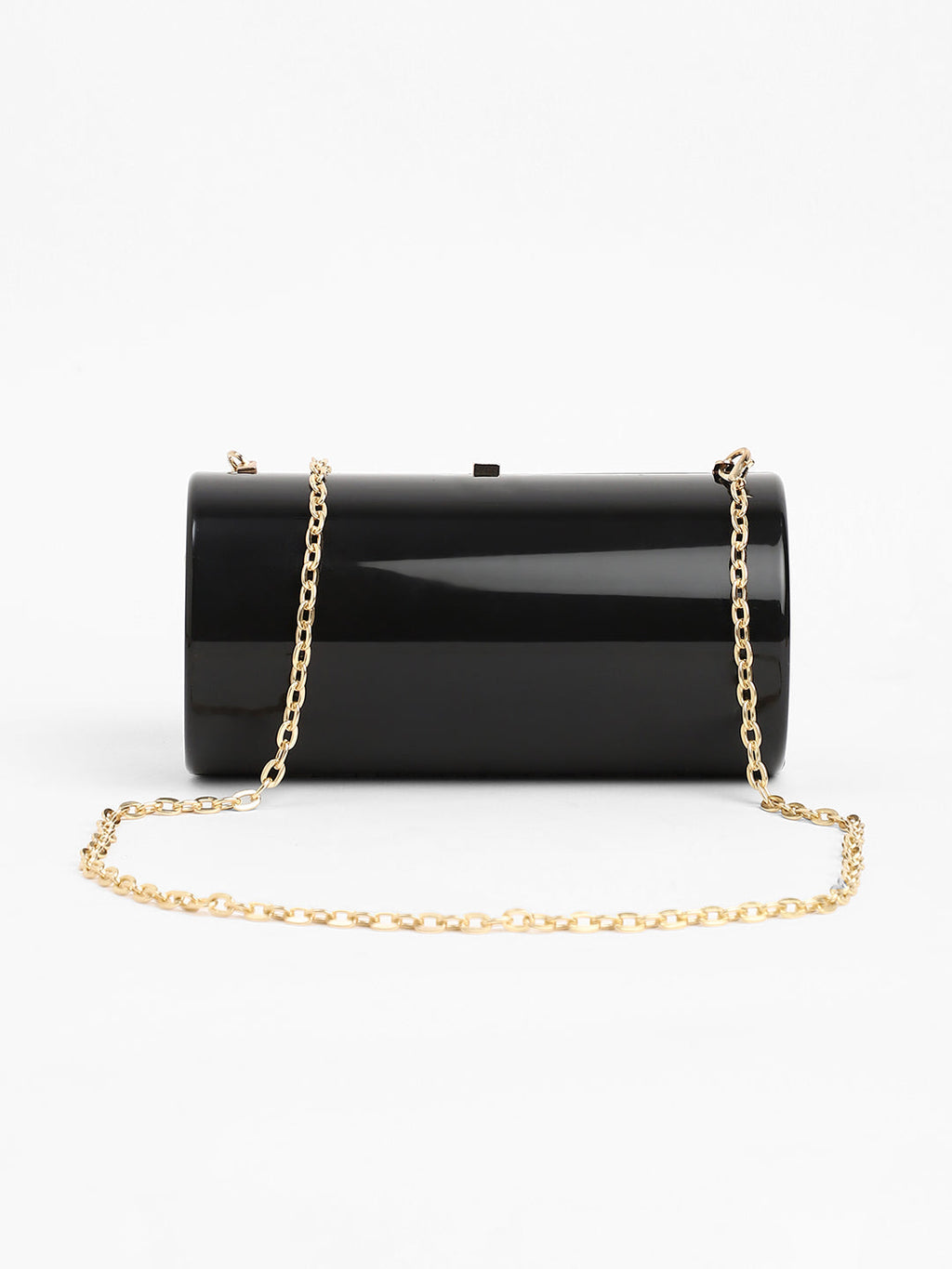 The Columner Clutch Bag - Onyx Black