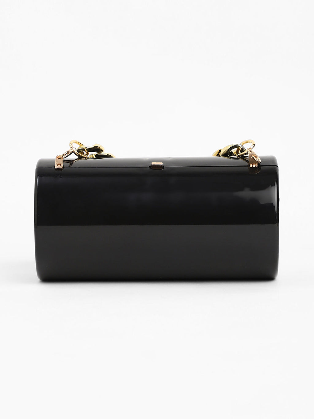 The Columner Clutch Bag - Onyx Black