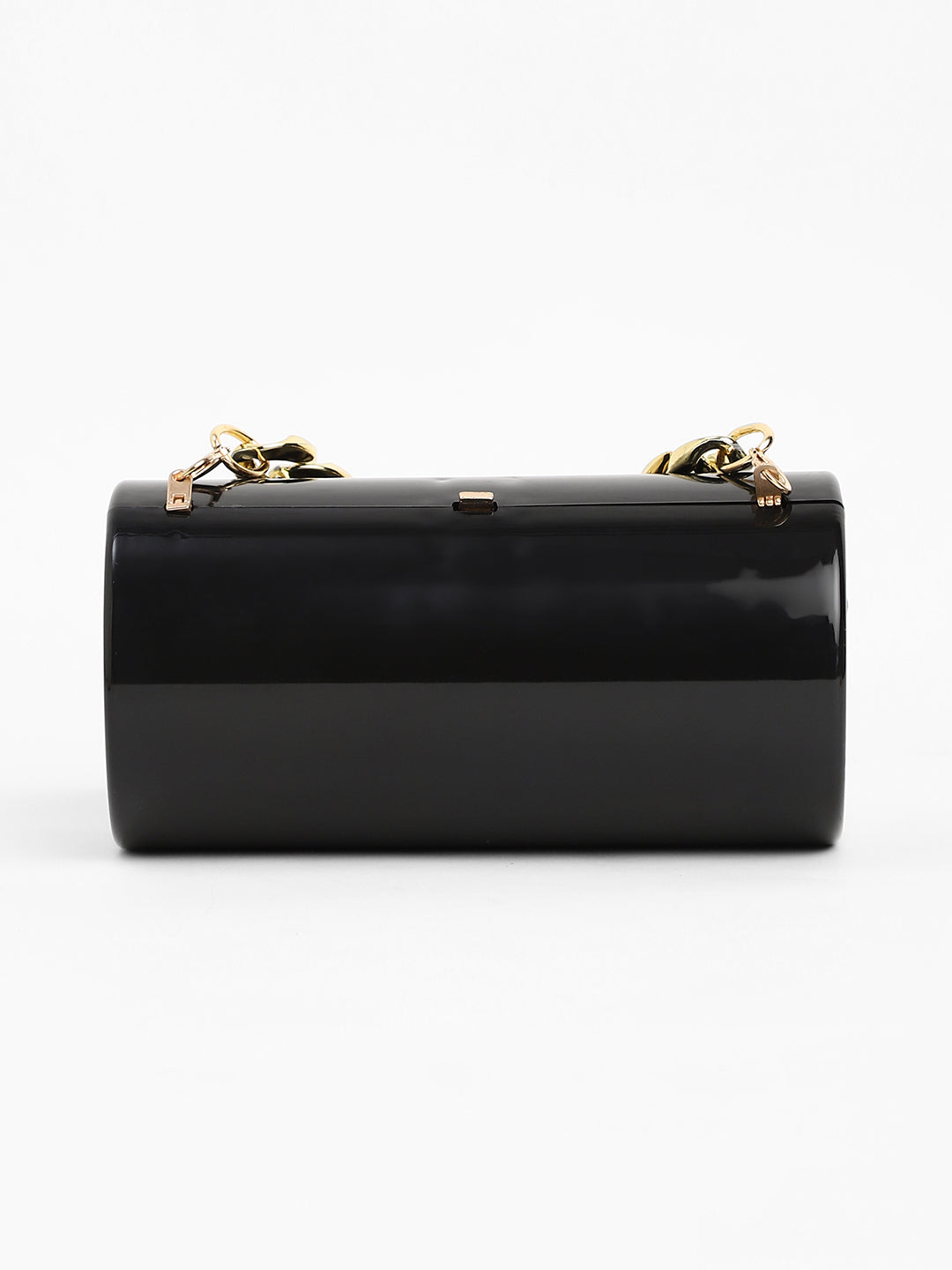 The Columner Clutch Bag - Onyx Black