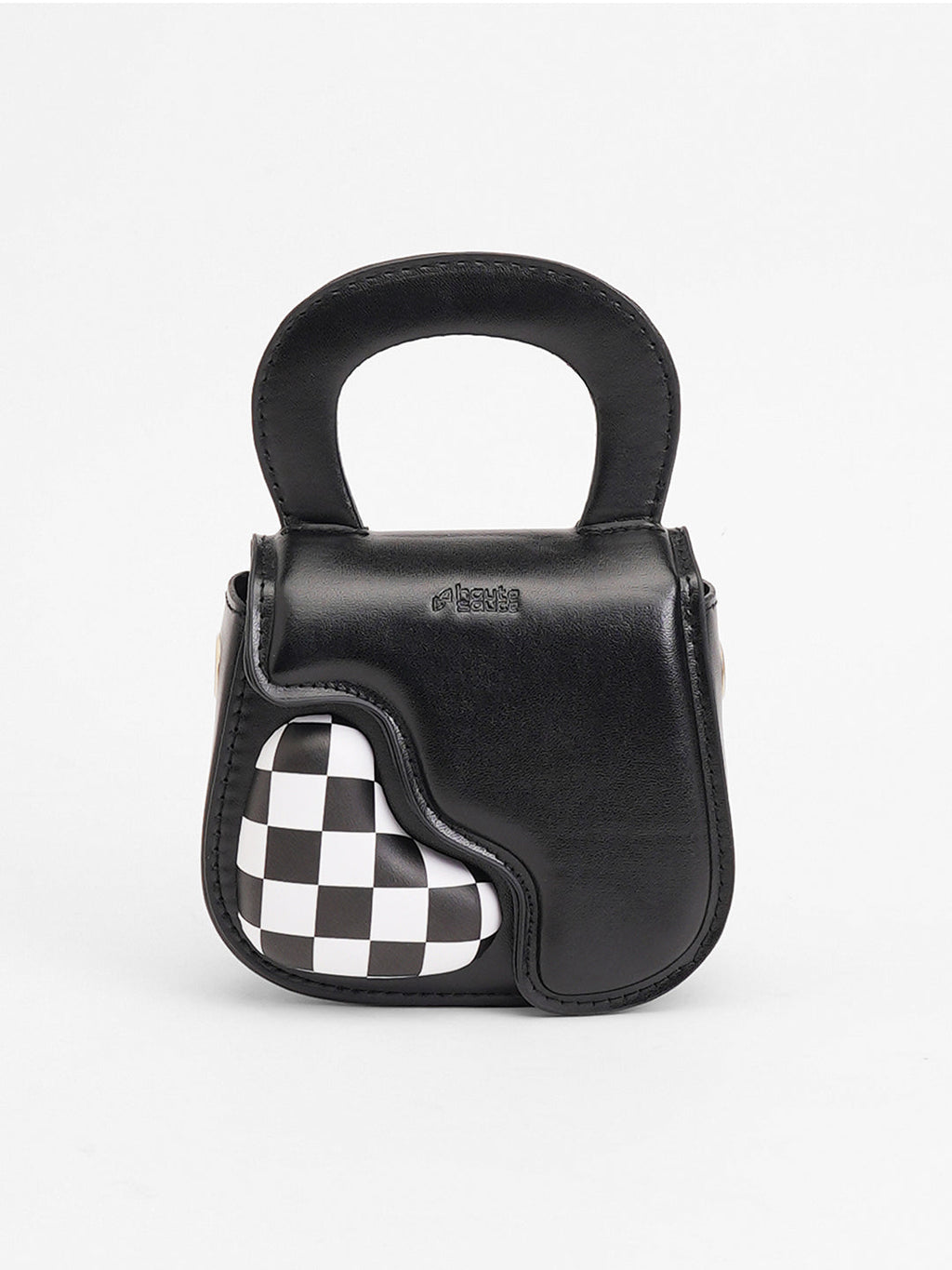 The Micro Pillow Heart Sling Bag - Onyx Black