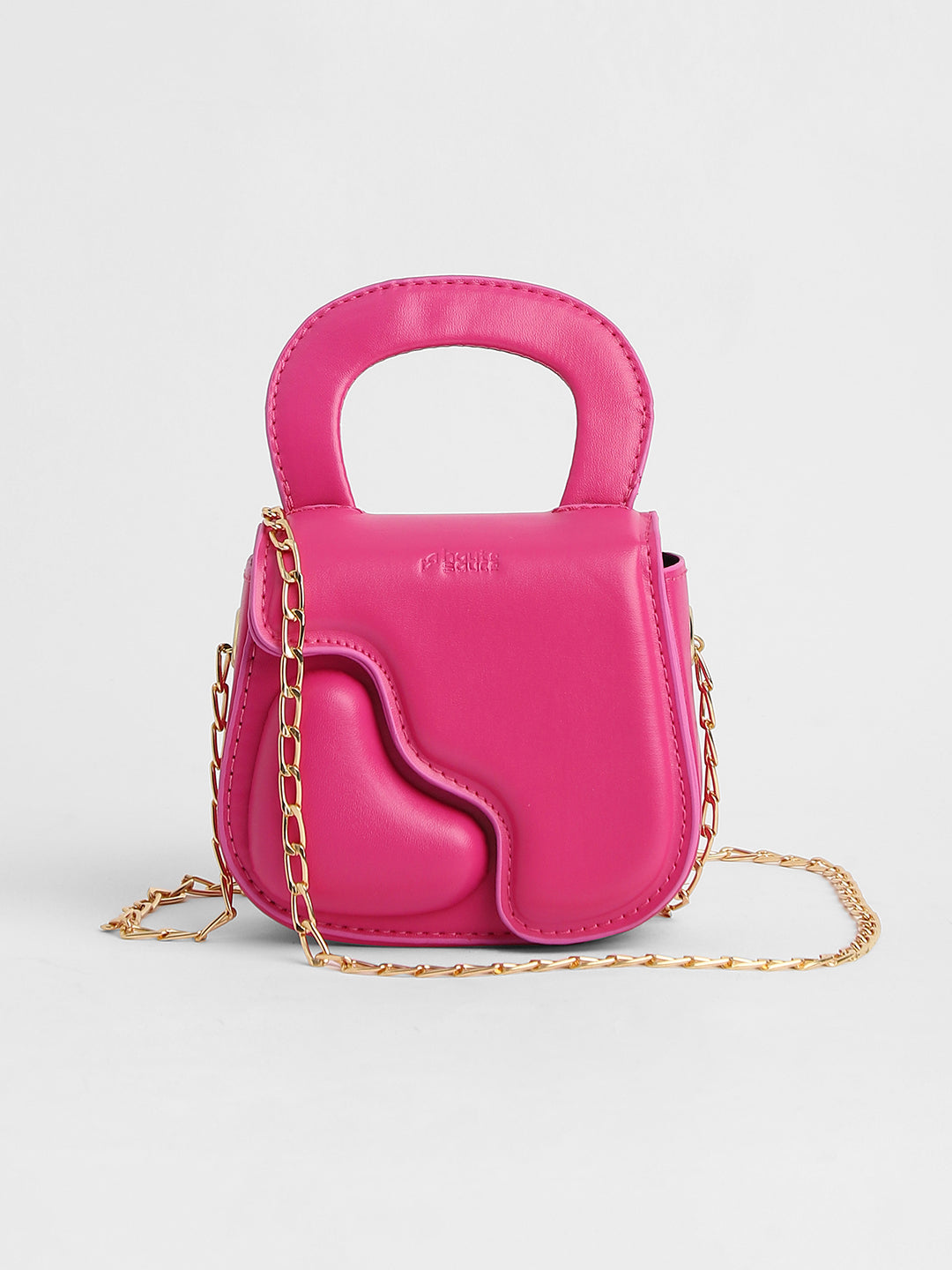 The Micro Pillow Heart Sling Bag - Barbie Pink