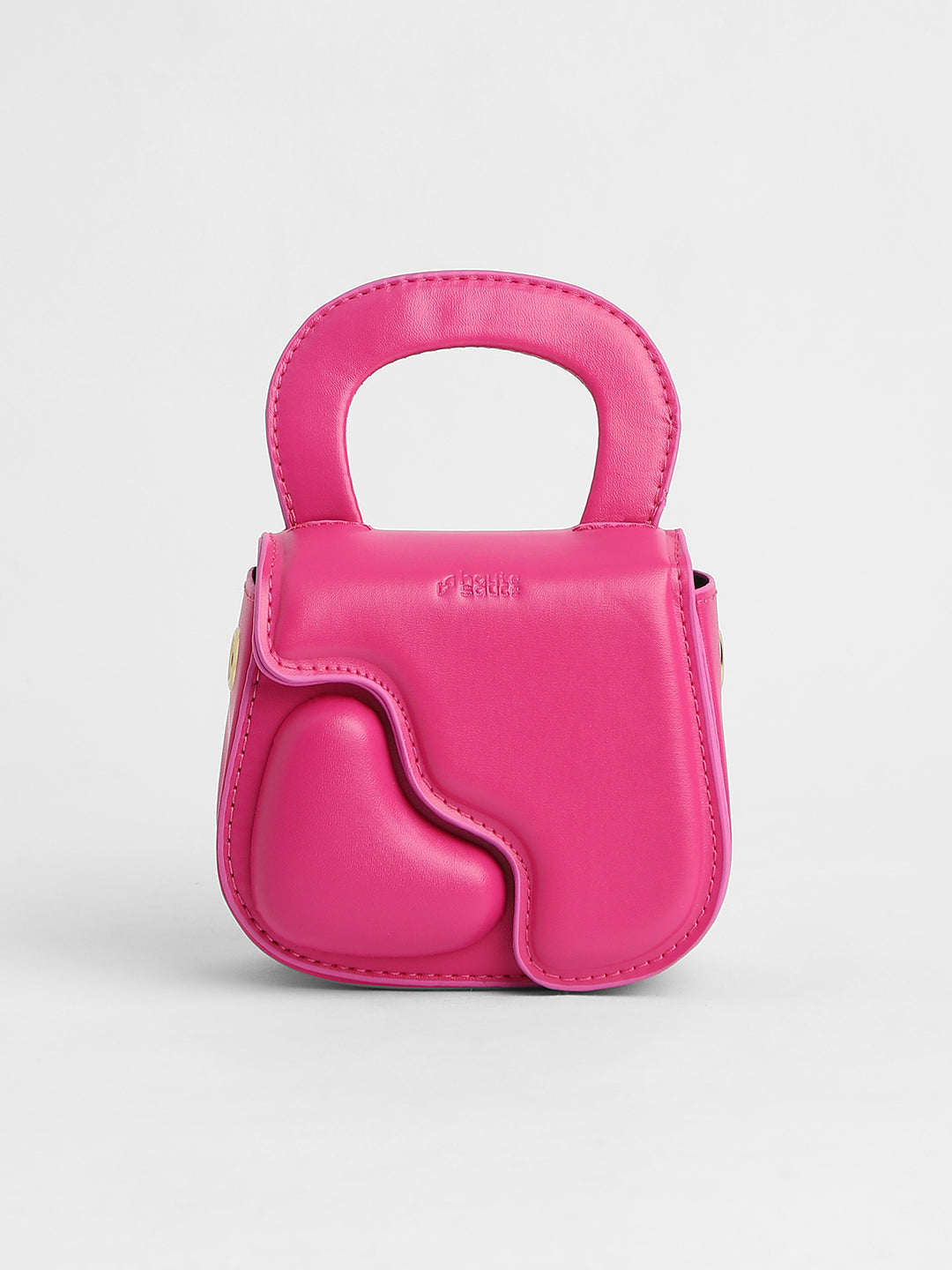 The Micro Pillow Heart Sling Bag - Barbie Pink
