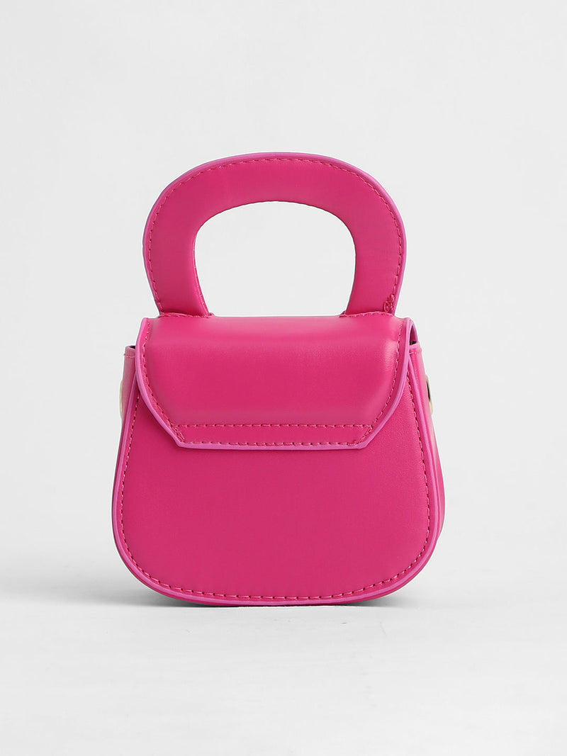 The Micro Pillow Heart Sling Bag - Barbie Pink
