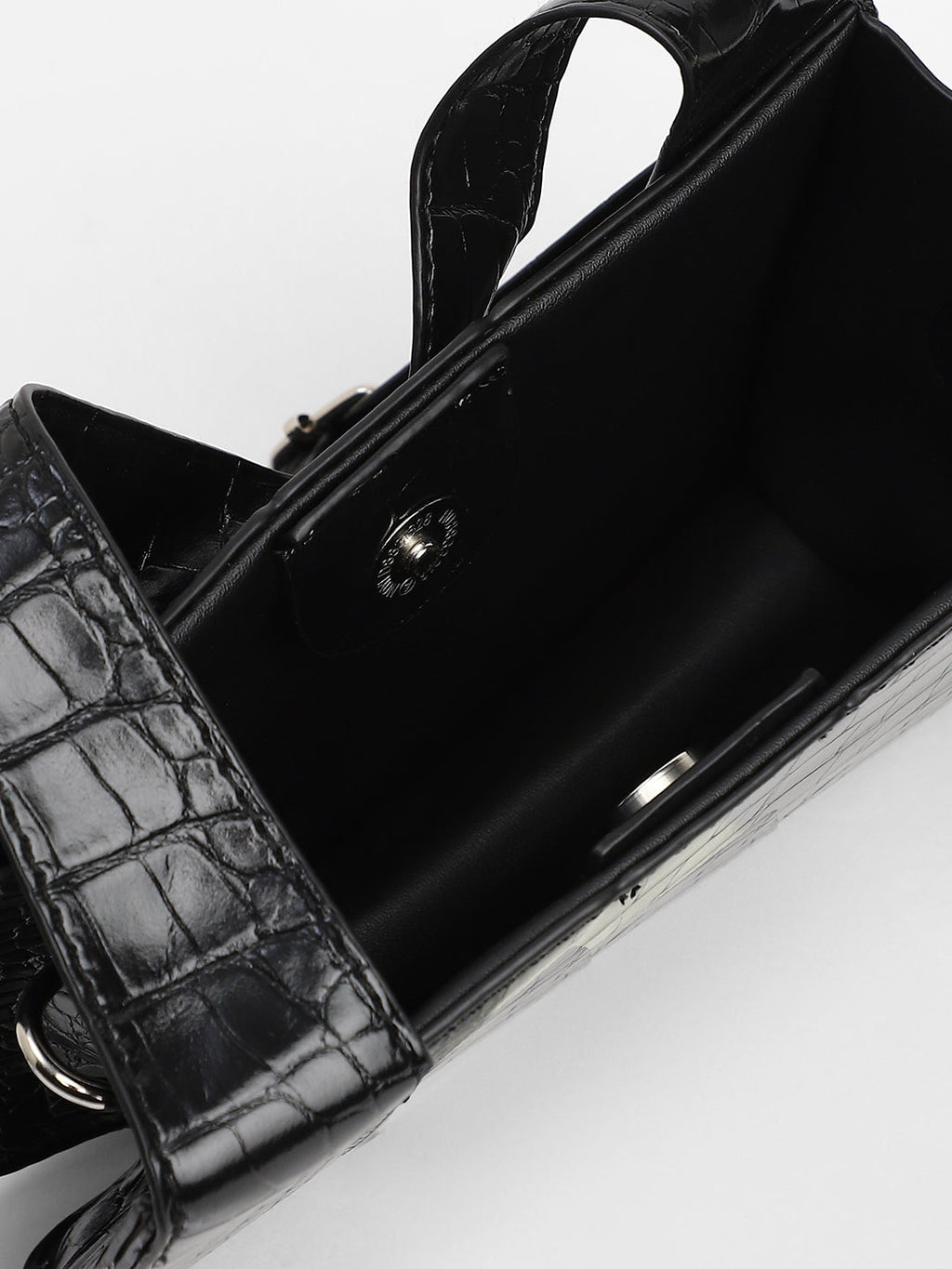 The Frivola Scale Hand Bag - Onyx Black