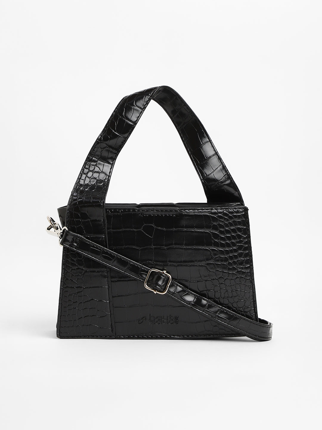 The Frivola Scale Hand Bag - Onyx Black