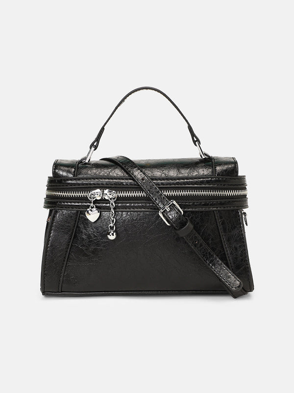 The Epistola Hand Bag - Onyx Black