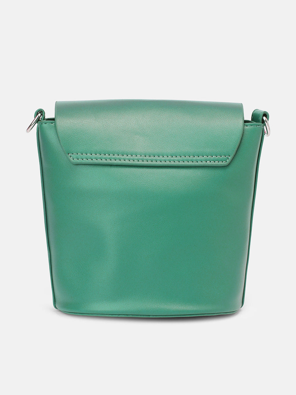 The Basket Sling Bag - Emerald Green