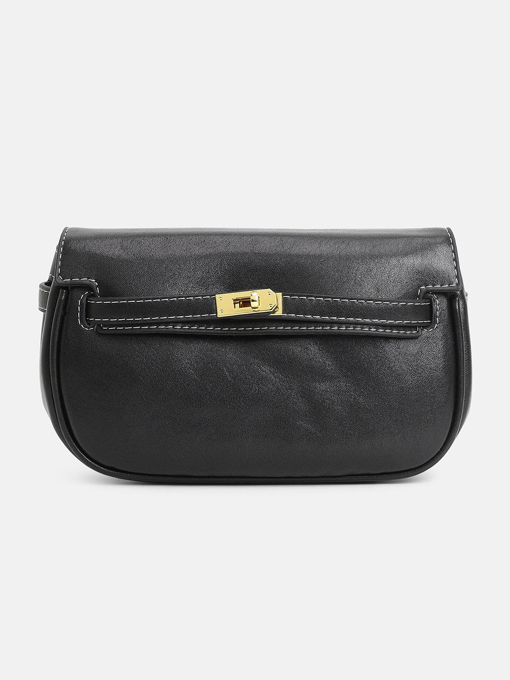 The Overlap-Curve Sling Bag - Onyx Black