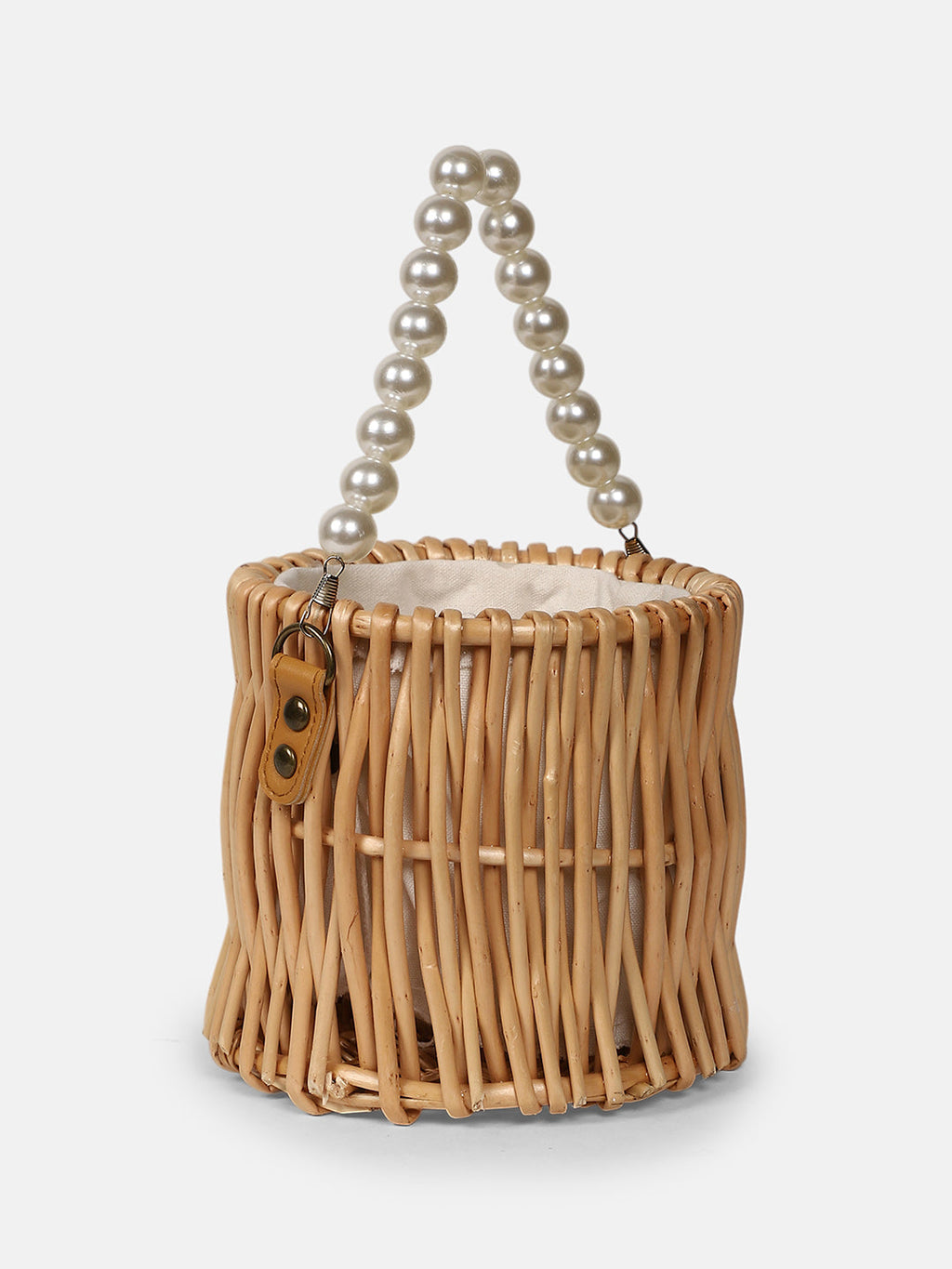 The Rattan Hand Bag - Khaki Brown
