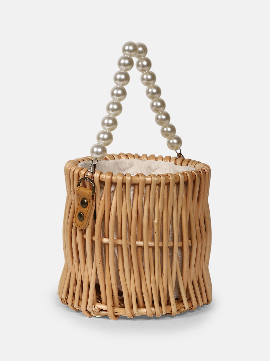 The Rattan Hand Bag - Khaki Brown