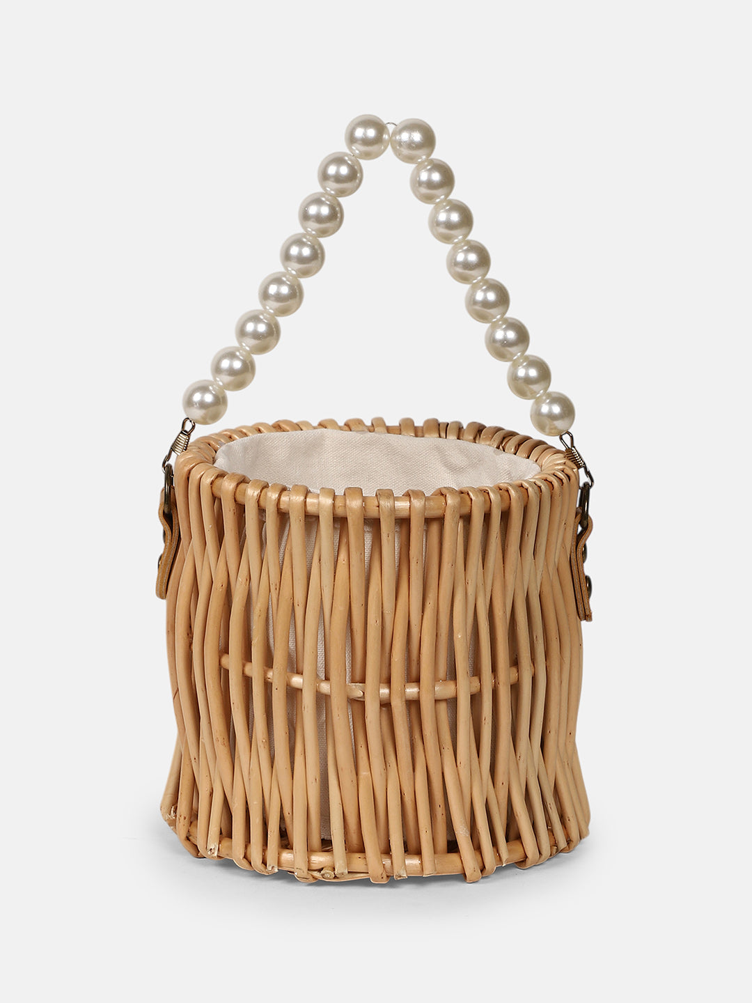 The Rattan Hand Bag - Khaki Brown