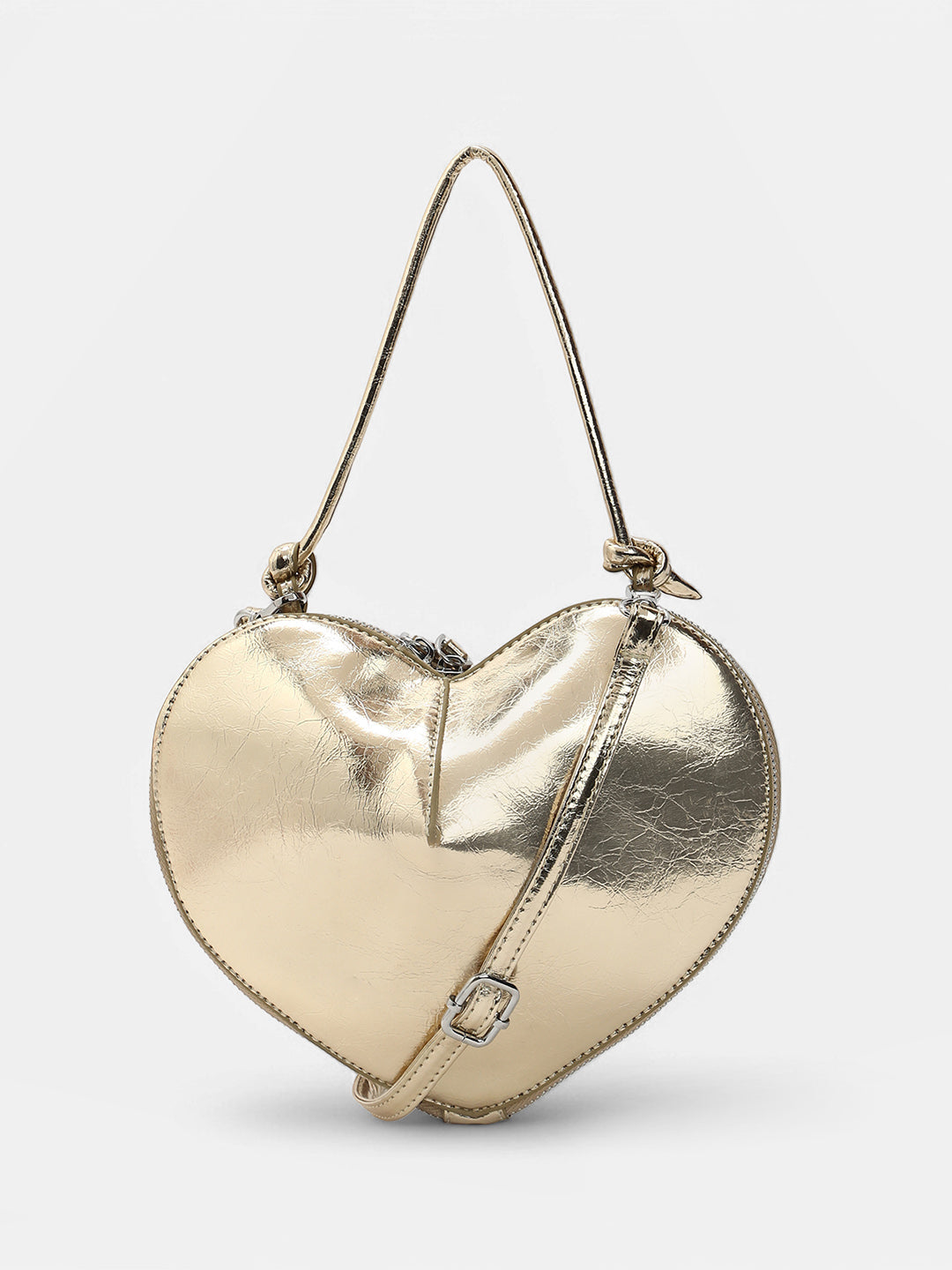 The Coeur Hand Bag - Champayne Gold