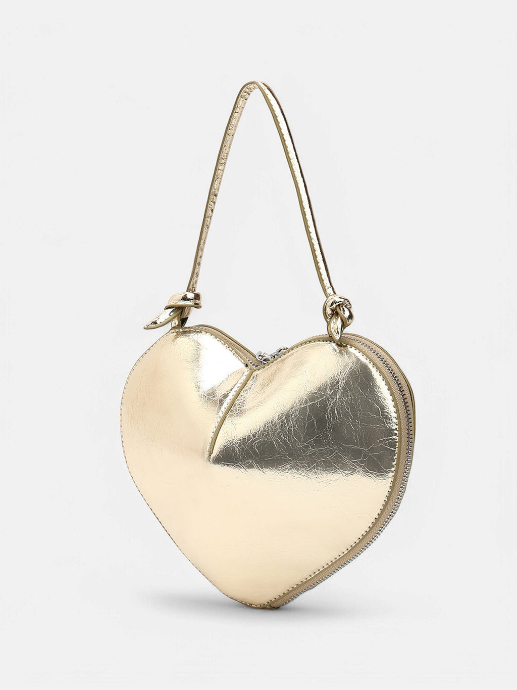 The Coeur Hand Bag - Champayne Gold