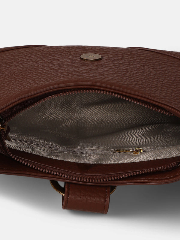 The Matilda Sling Bag - Russet Brown
