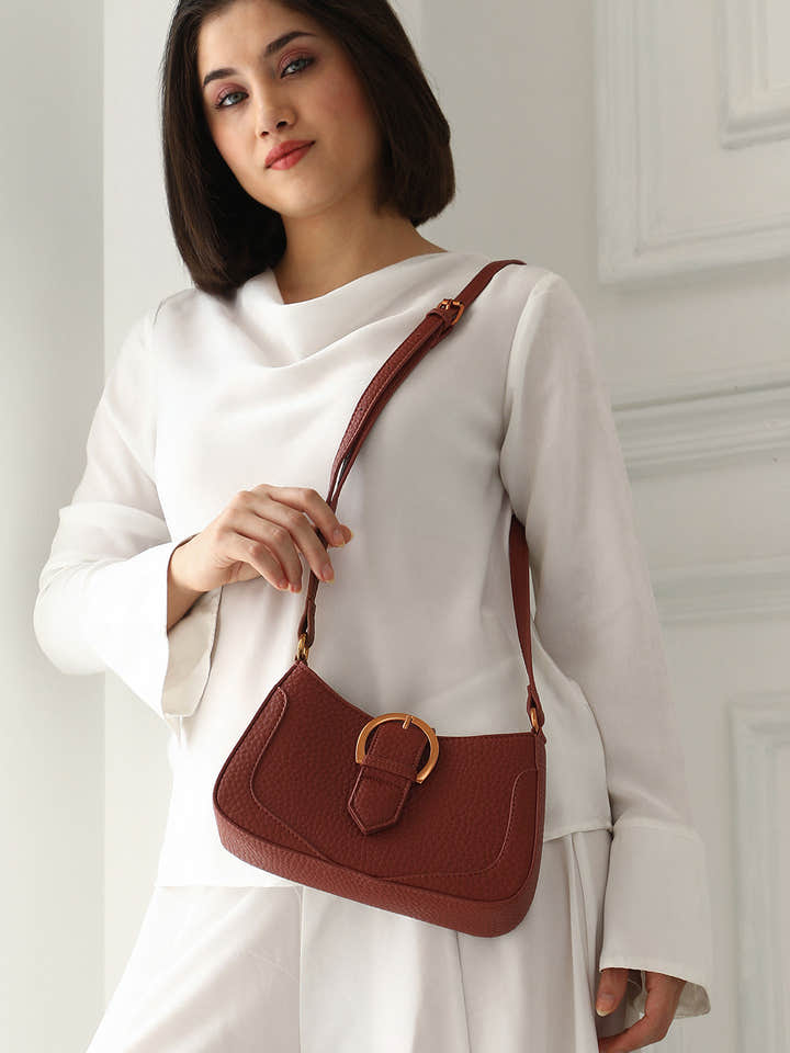 The Matilda Sling Bag - Russet Brown