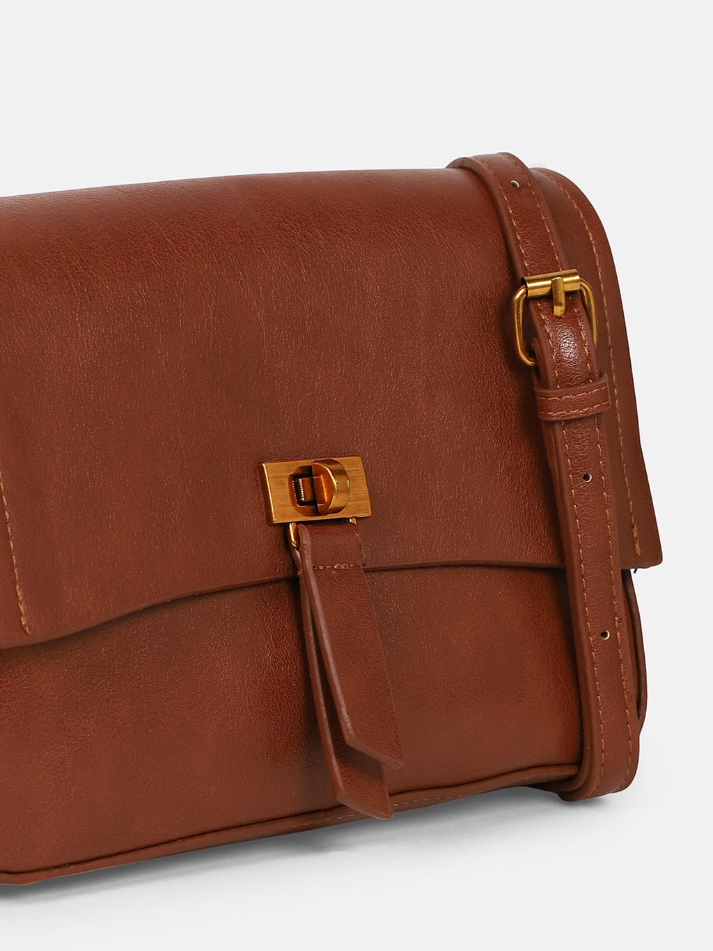 The Odette Sling Bag - Russet Brown