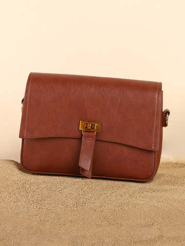 The Odette Sling Bag - Russet Brown
