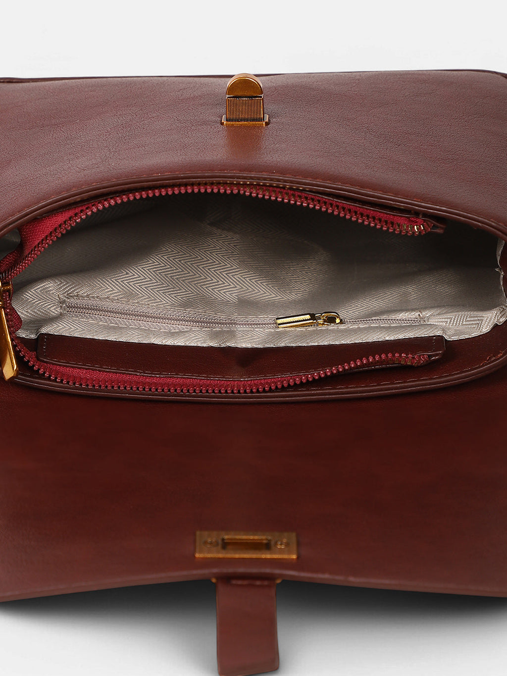 The Odette Sling Bag - Cherry Red