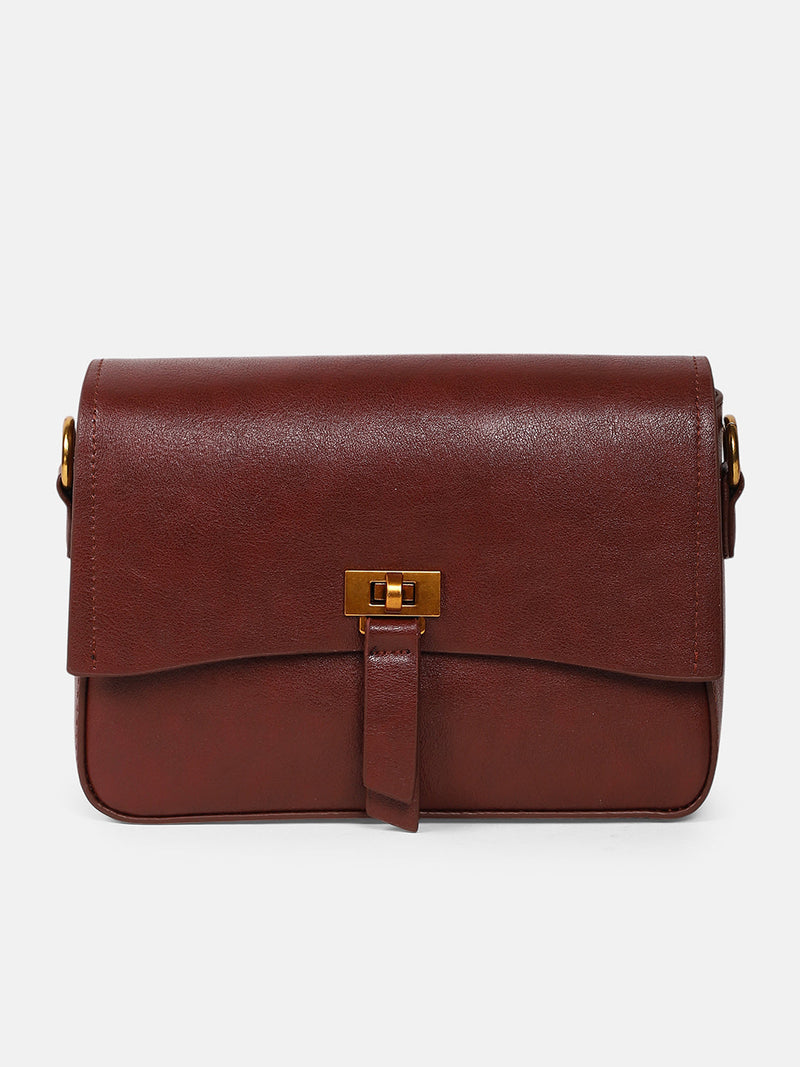 The Odette Sling Bag - Cherry Red