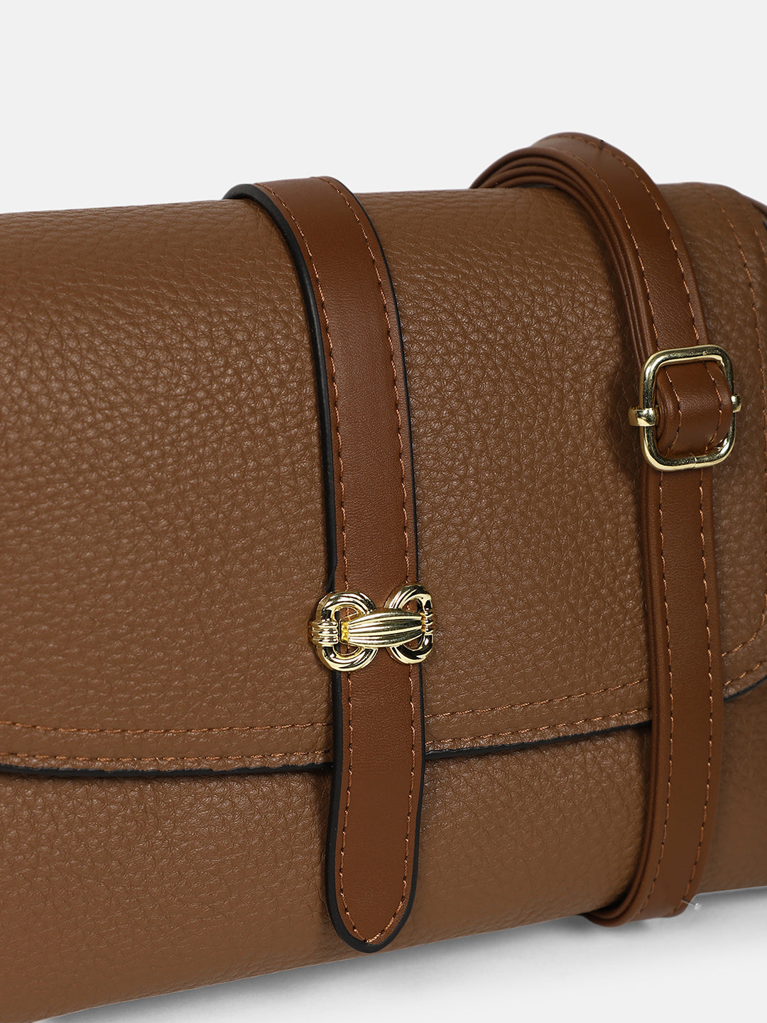 The Agnes Sling Bag - Chocolate Brown