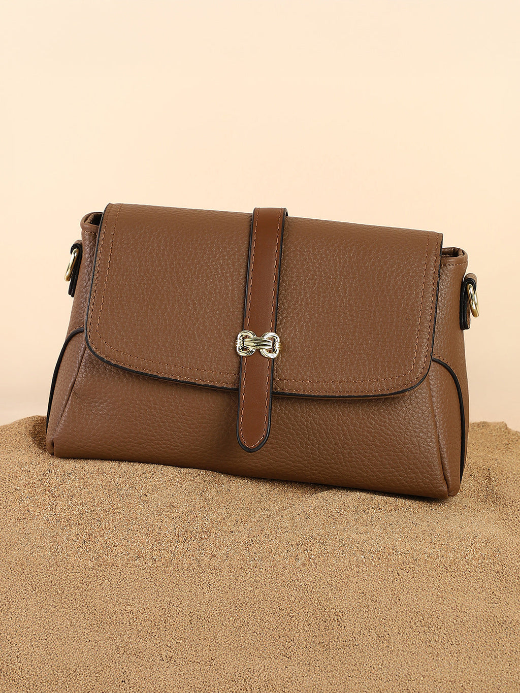 The Agnes Sling Bag - Chocolate Brown