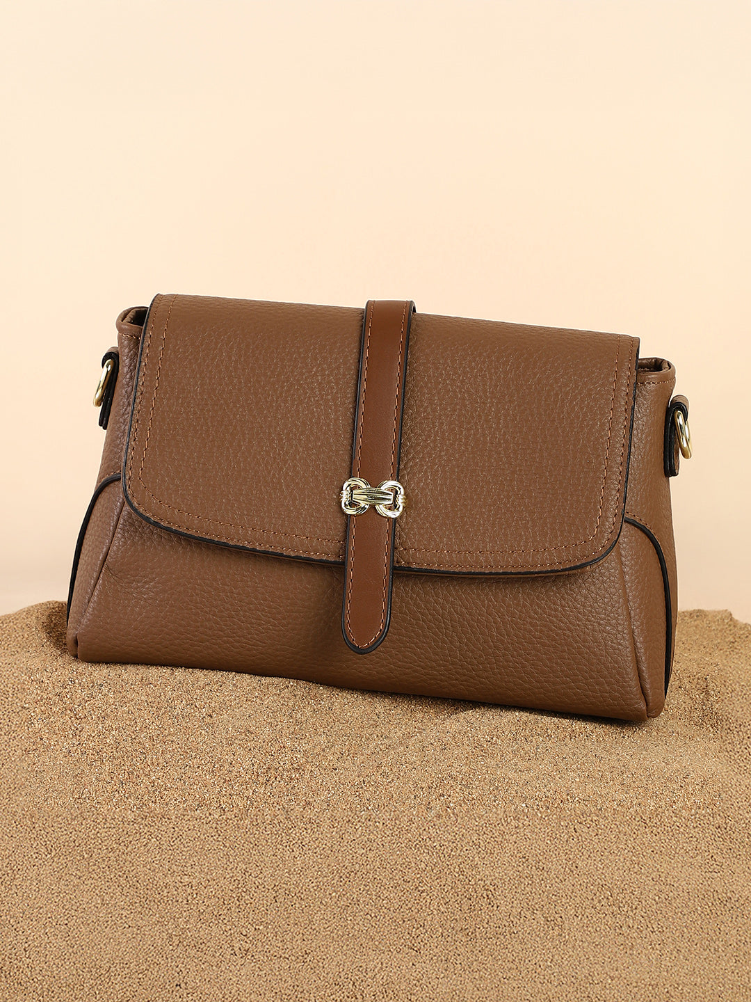 The Agnes Sling Bag - Chocolate Brown