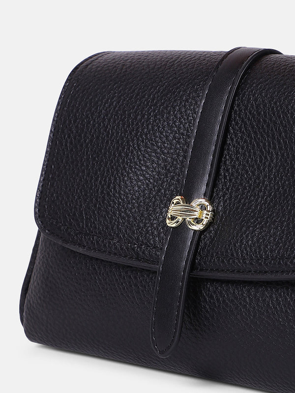 The Agnes Sling Bag - Onyx Black