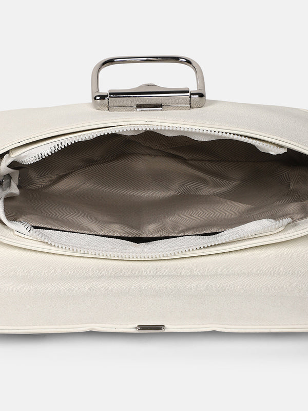 The Sivella Sling Bag - Daisy White