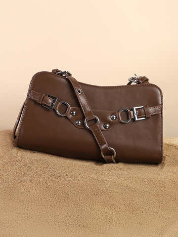 The Dallas Sling Bag - Chocolate Brown