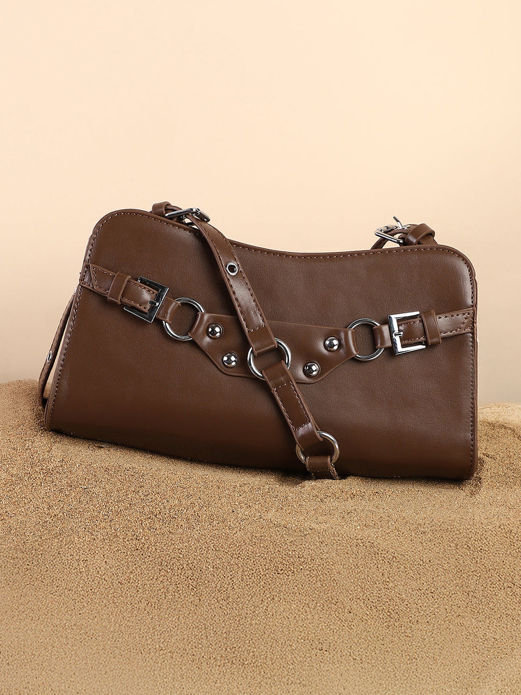 The Dallas Sling Bag - Chocolate Brown