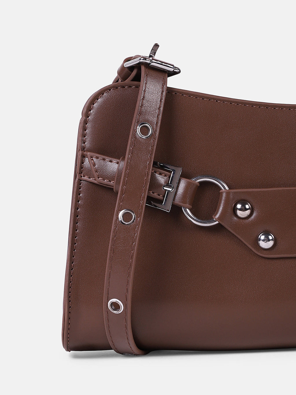 The Dallas Sling Bag - Chocolate Brown