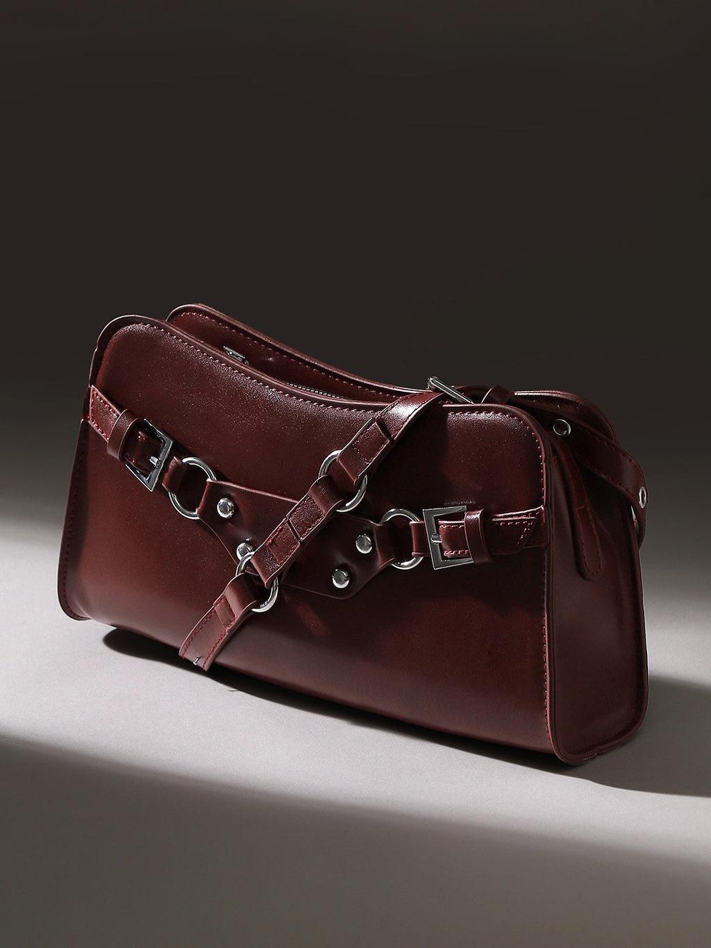 The Dallas Sling Bag - Cherry Red