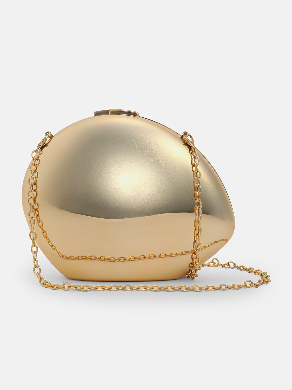 The Lunar Dome Evening Bag -Gold