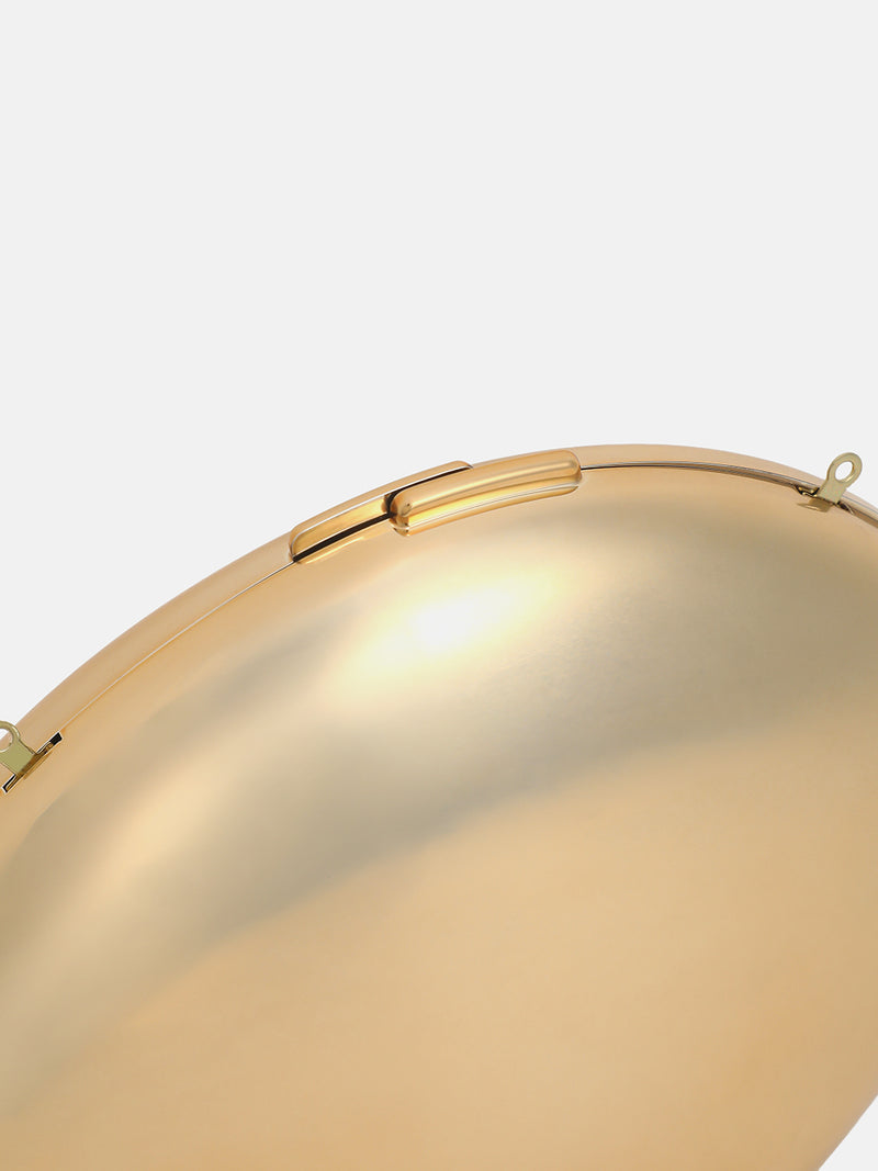 The Lunar Dome Evening Bag -Gold